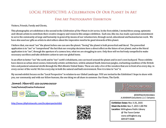 Local Perspective - Exhibition Statement